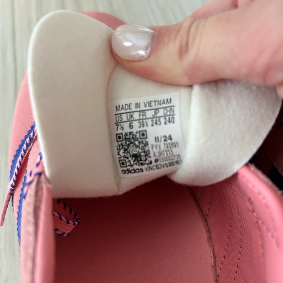 Adidas Pink and Blue Casual Sneakers - Picture 5 of 5